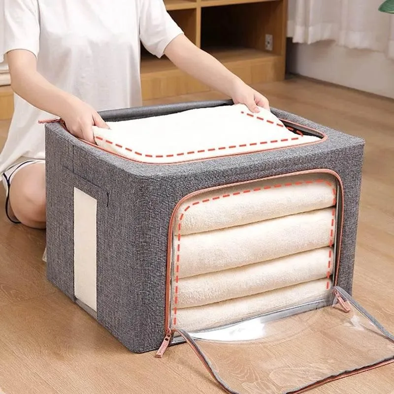 Collapsible Storage Box - Foldable Organizer Container