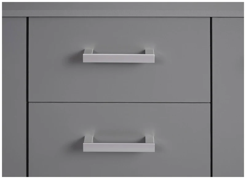 Sideboard Kommode ELENZIO 2T4S Graphit Grau mit 2 Türen 4 Schubladen
