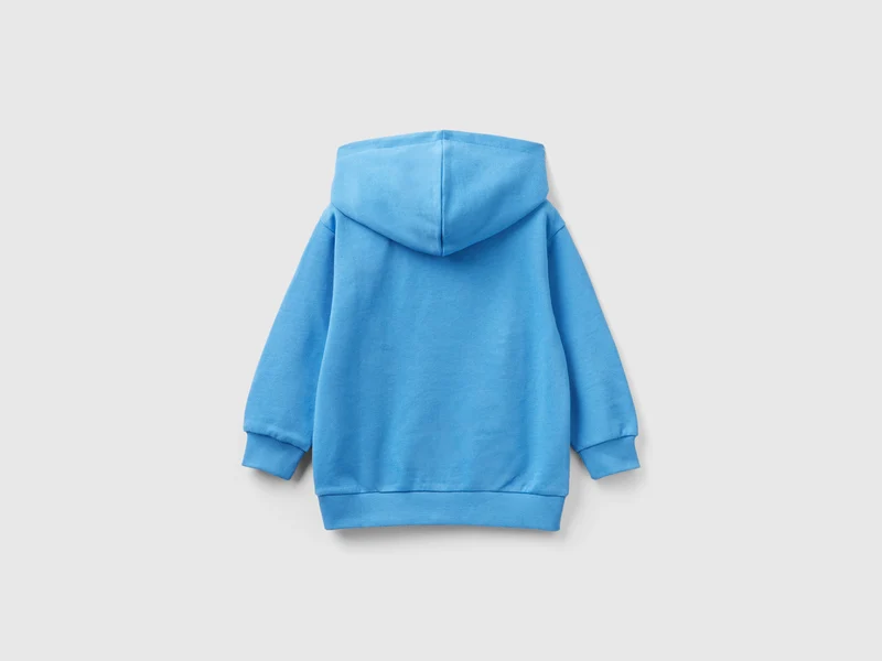 Sweater mit Print und Tasche