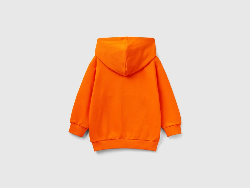 Sweater mit Print und Tasche