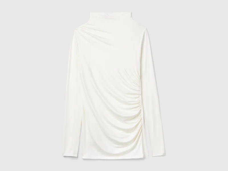 Slim Fit Shirt aus Stretch-Modal