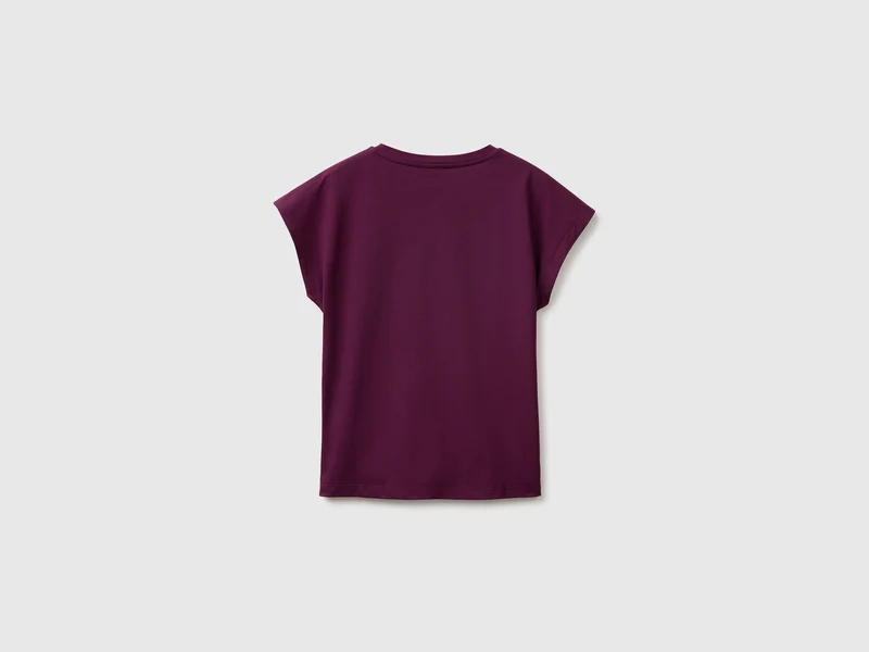 T-Shirt mit Schlitzen am Ärmel