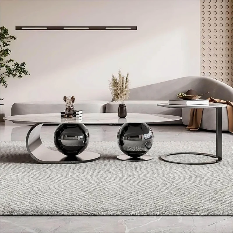 Modern Livia Marble Coffee Table - Elegant Furniture