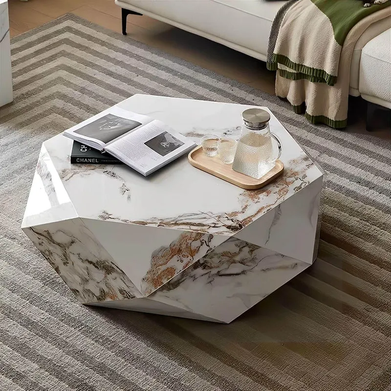 Modern Marble Coffee Table - Elegant Living Room Furniture