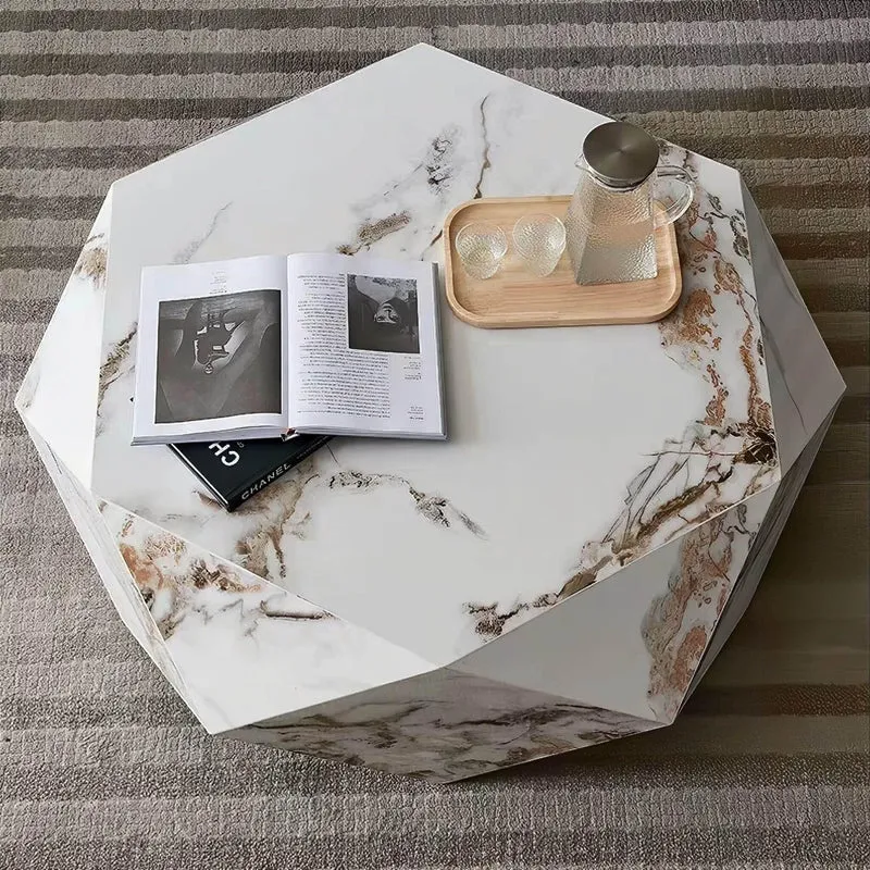 Modern Marble Coffee Table - Elegant Living Room Furniture
