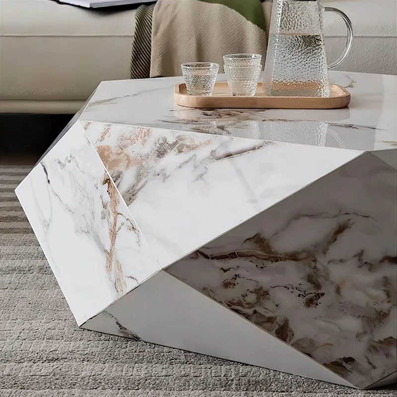 Modern Marble Coffee Table - Elegant Living Room Furniture