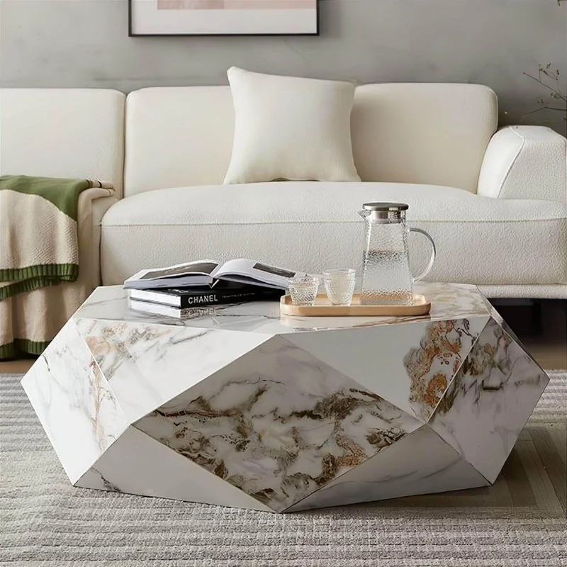 Modern Marble Coffee Table - Elegant Living Room Furniture