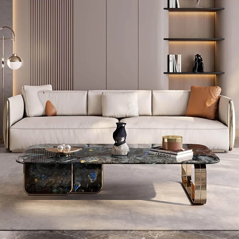 Marble Coffee Table - Elegant Sandrine Design for Modern Living Rooms