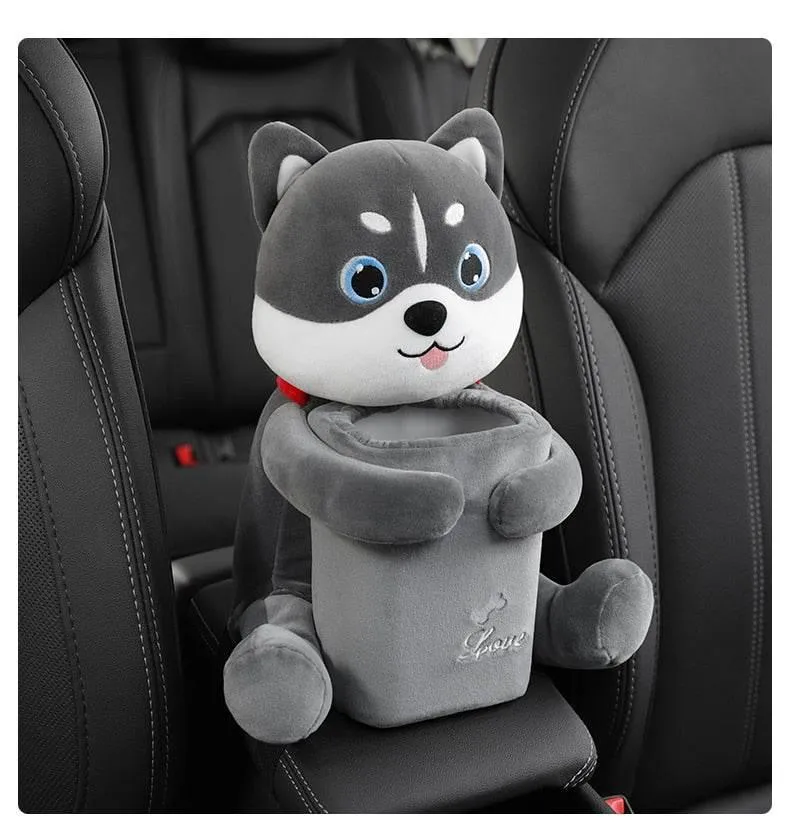Plush Animal Tissue Box Cover - Cute Decorative Accessory
