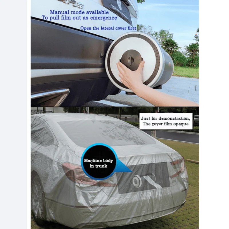 Automated Retractable Car Cover - Shield Pro Waterproof Protection
