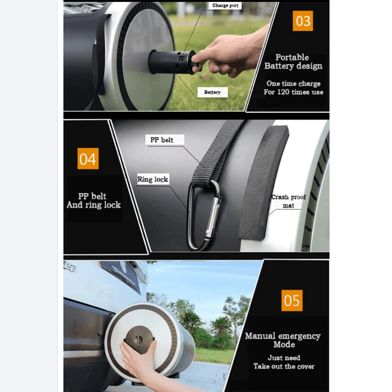 Automated Retractable Car Cover - Shield Pro Waterproof Protection