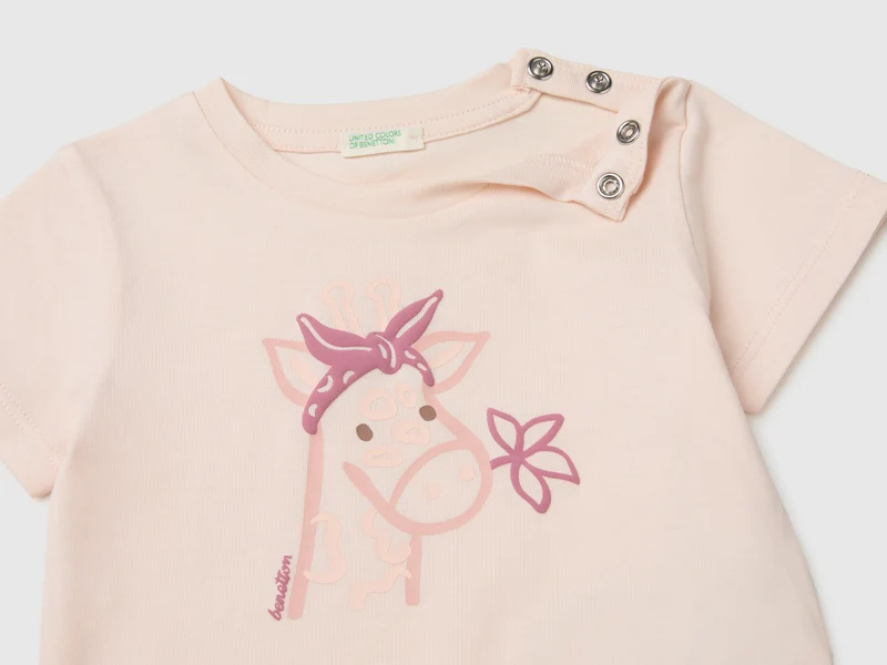 T-Shirt mit Tiermuster