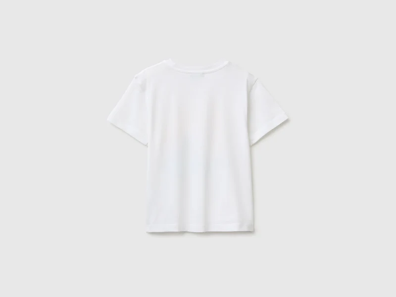 Bedrucktes T-Shirt mit Reißverschluss