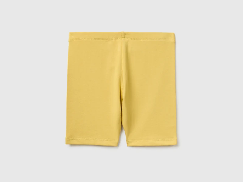 Kurze Leggings aus Stretch-Baumwolle