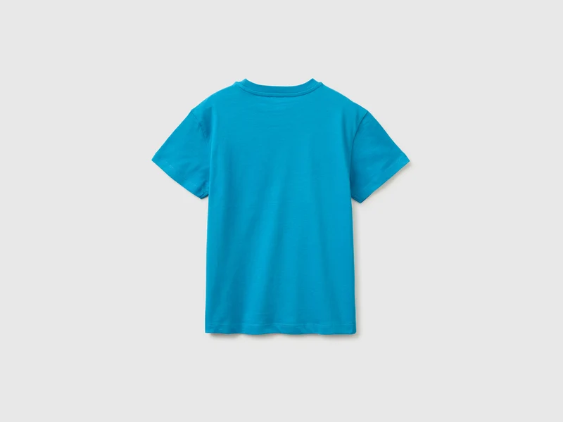 Bio-Baumwoll-T-Shirt mit Logodruck
