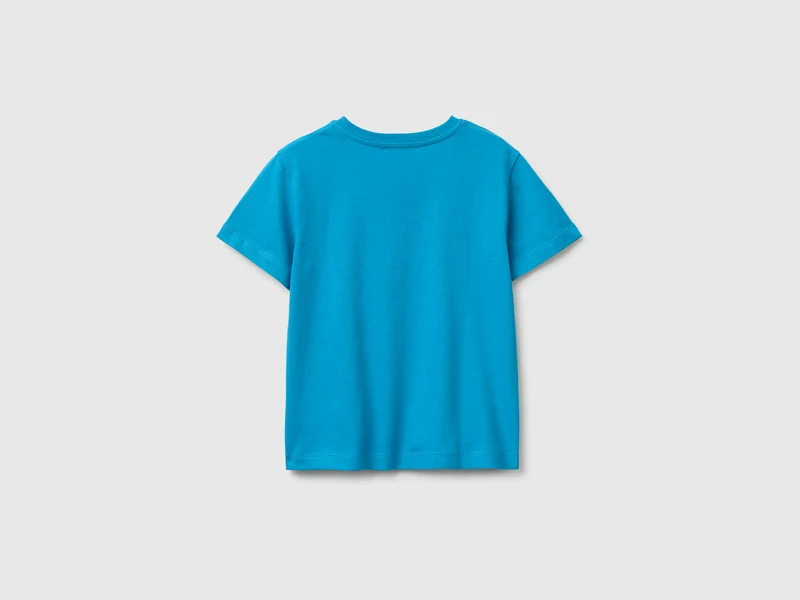 Bio-Baumwoll-T-Shirt mit Logodruck