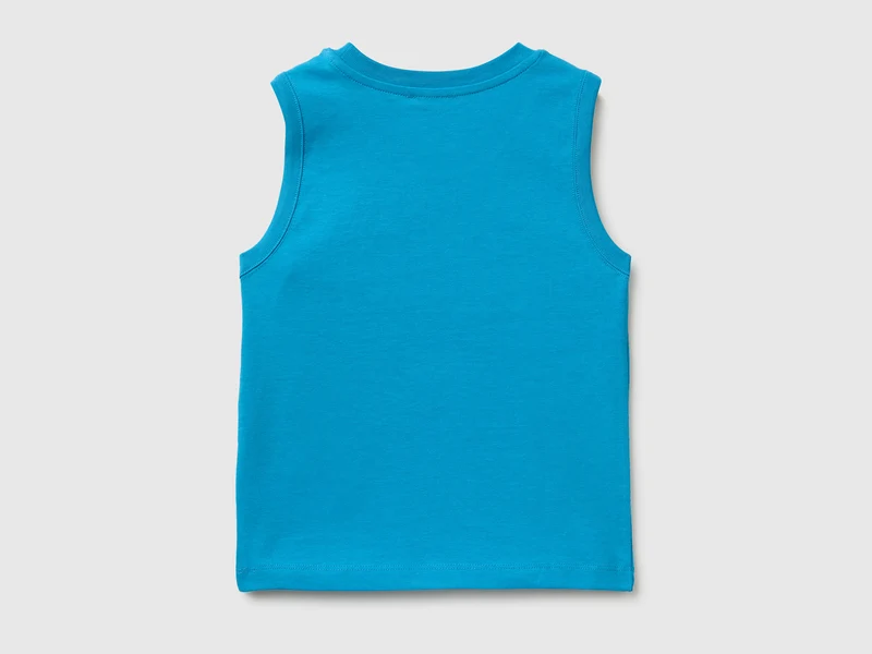 Tanktop aus Bio-Baumwolle mit Logodruck