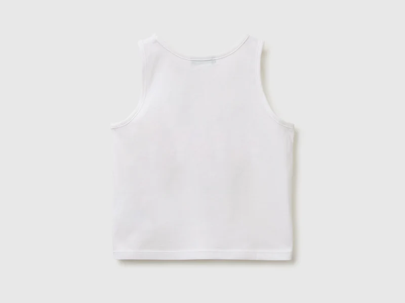 Tanktop mit wattiertem Muster