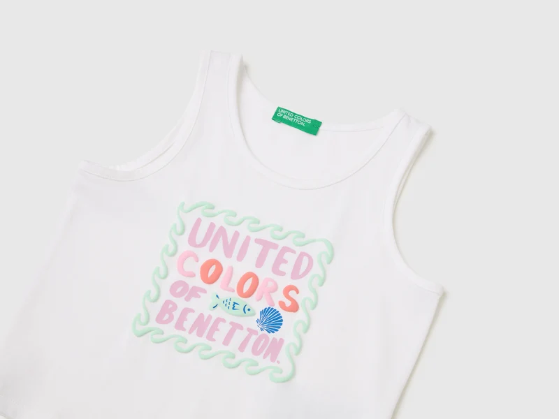 Tanktop mit wattiertem Muster