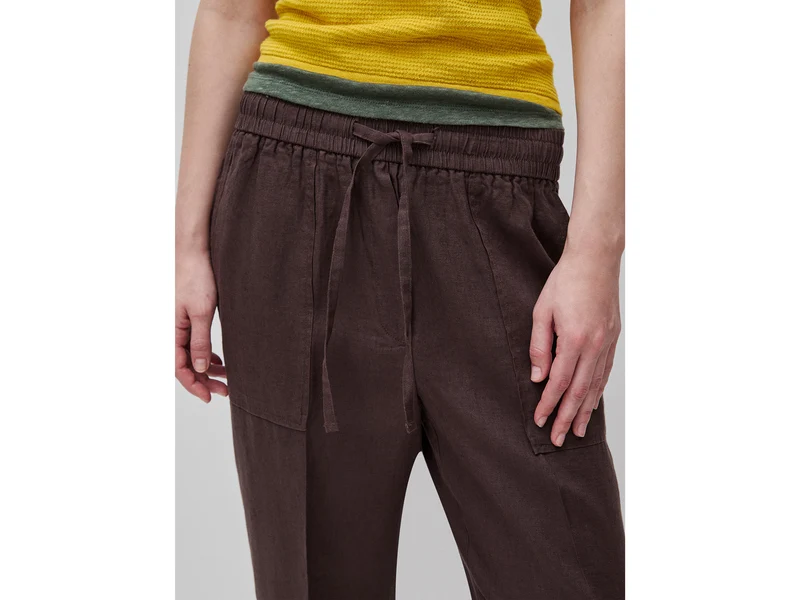 Reine Leinenhose mit Gummizug