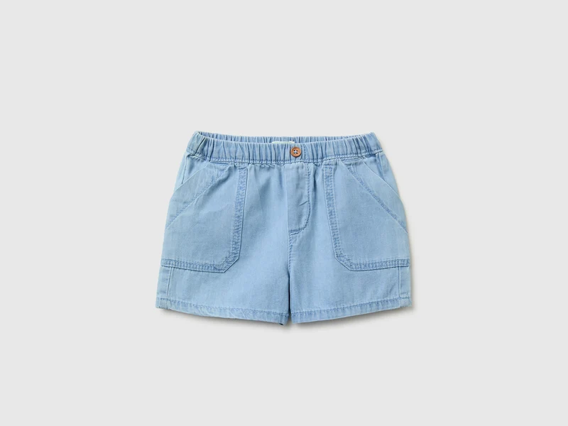 Chambray-Shorts