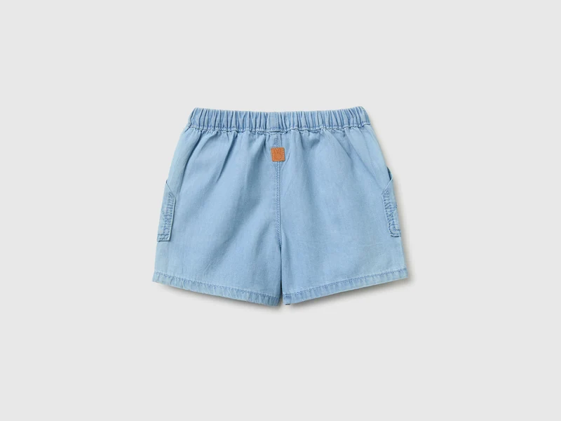 Chambray-Shorts
