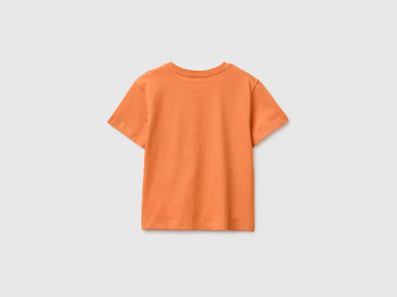 Bio-Baumwoll-T-Shirt mit Logodruck