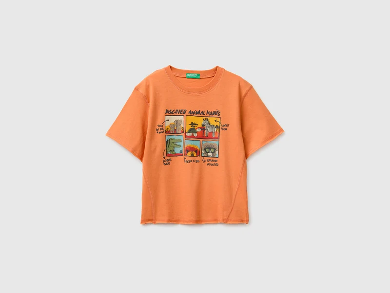 Weiches T-Shirt mit Aufdruck