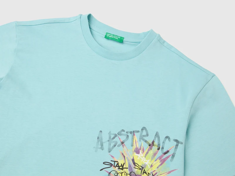 Übergroßes T-Shirt mit Fotodruck