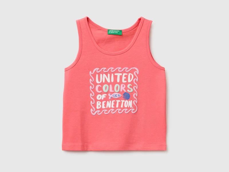 Tanktop mit wattiertem Muster