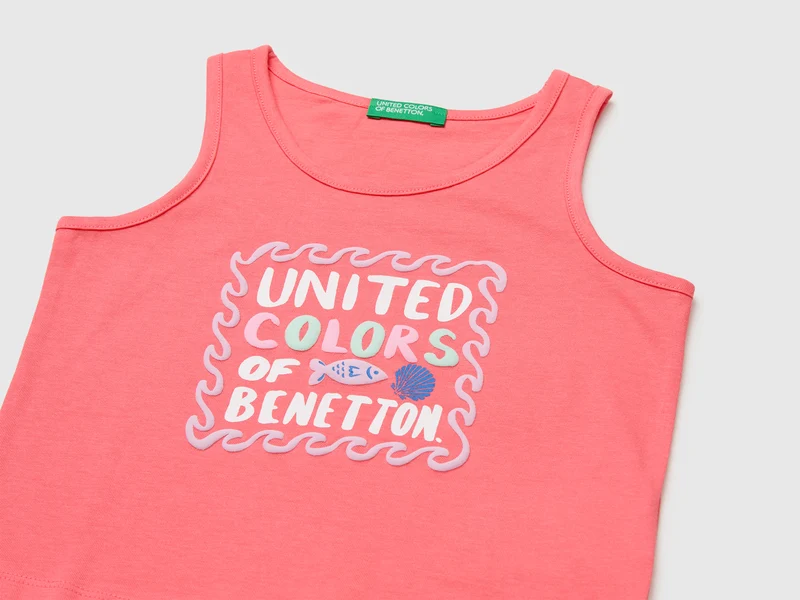 Tanktop mit wattiertem Muster