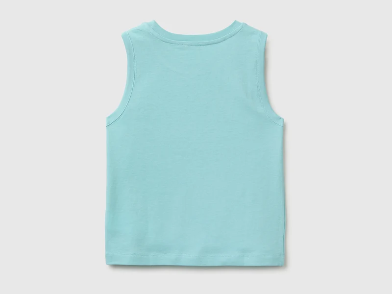 Tanktop aus Bio-Baumwolle mit Logodruck
