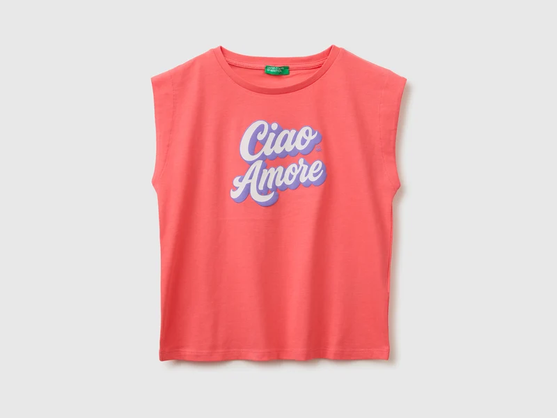 T-Shirt mit Puffeffekt