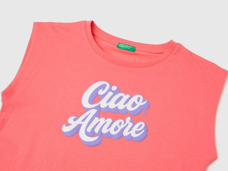 T-Shirt mit Puffeffekt