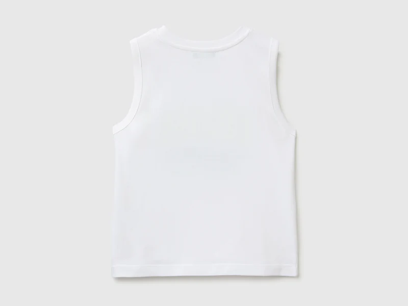 Tanktop aus Bio-Baumwolle mit Logodruck