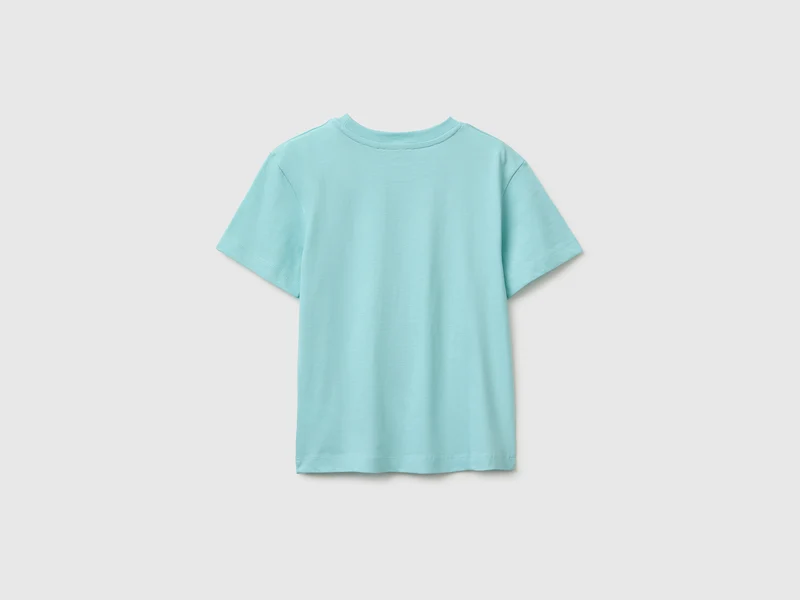 Bedrucktes T-Shirt mit Reißverschluss