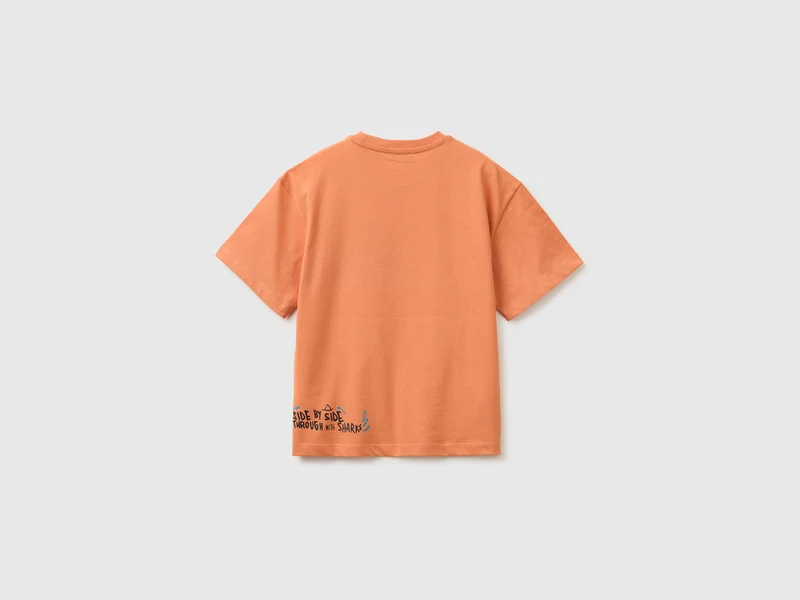 Übergroßes T-Shirt mit Fotodruck