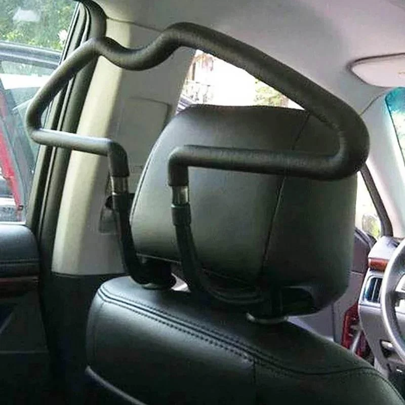 Universal Travel Headrest Clothes Hanger - Swivel Hook Organizer