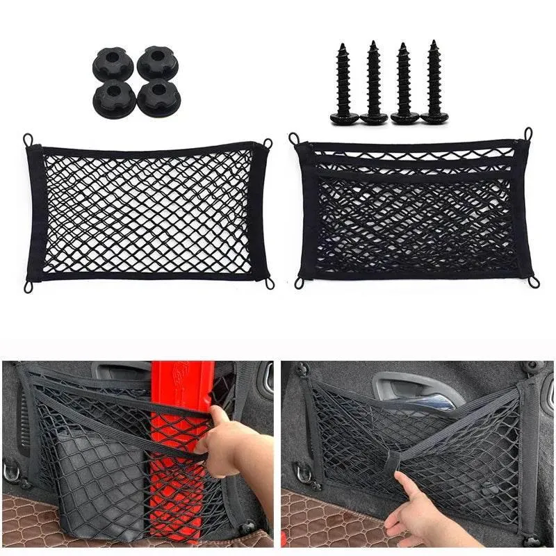 Cargo Net Organizer - Stretchable Mesh Car Storage Solution