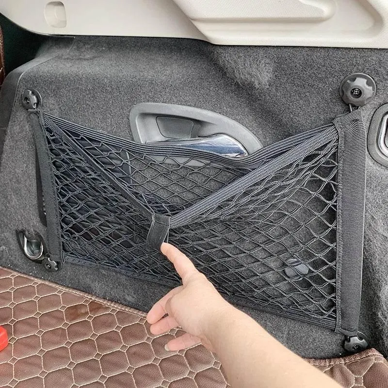 Cargo Net Organizer - Stretchable Mesh Car Storage Solution