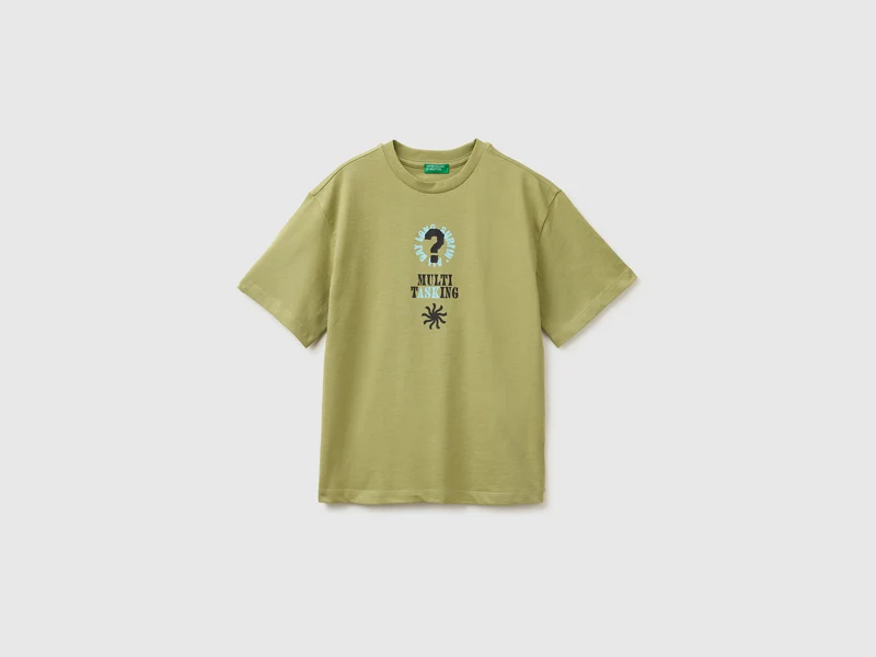 Übergroßes T-Shirt mit Fotodruck