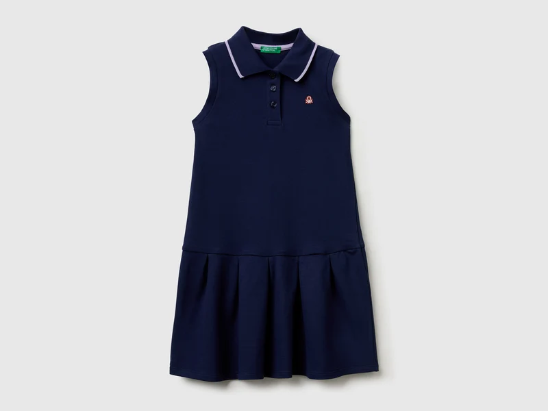 Kleid im Polo-Stil