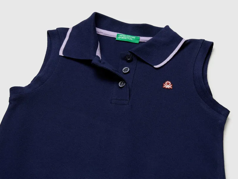 Kleid im Polo-Stil