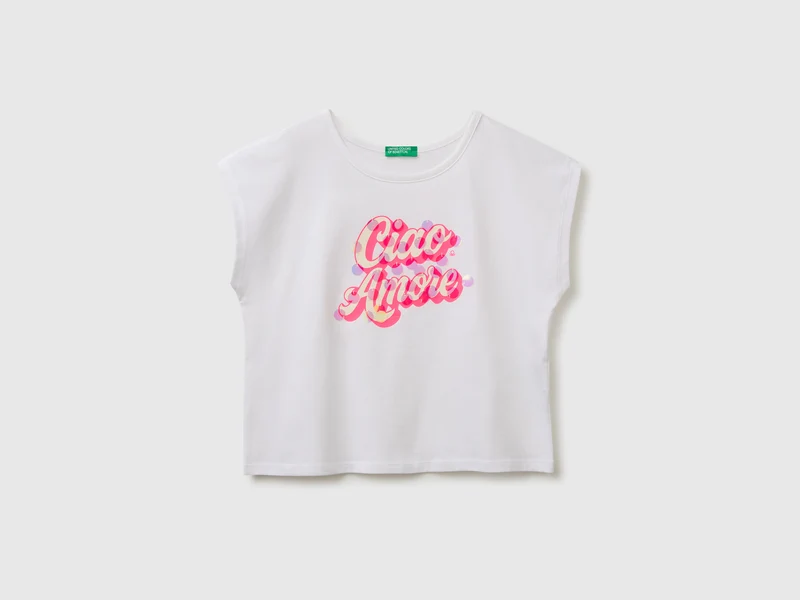 Pailletten-T-Shirt