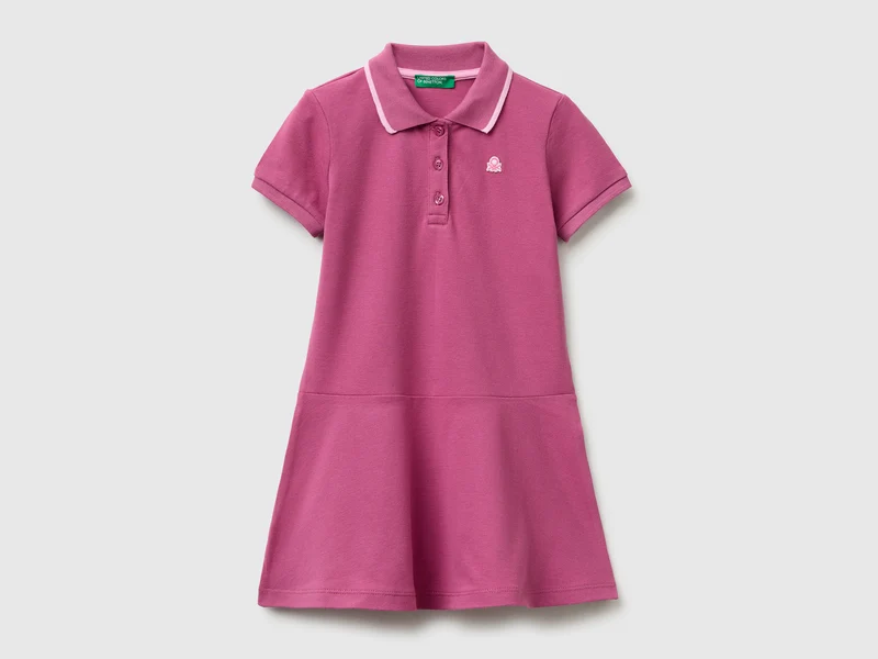 Kleid im Polo-Stil