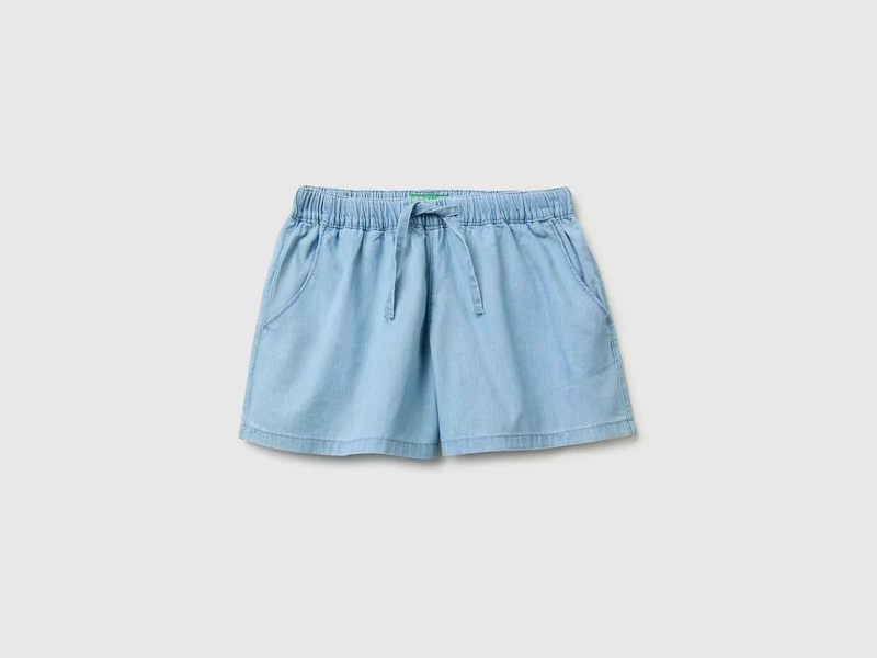 Chambray-Shorts