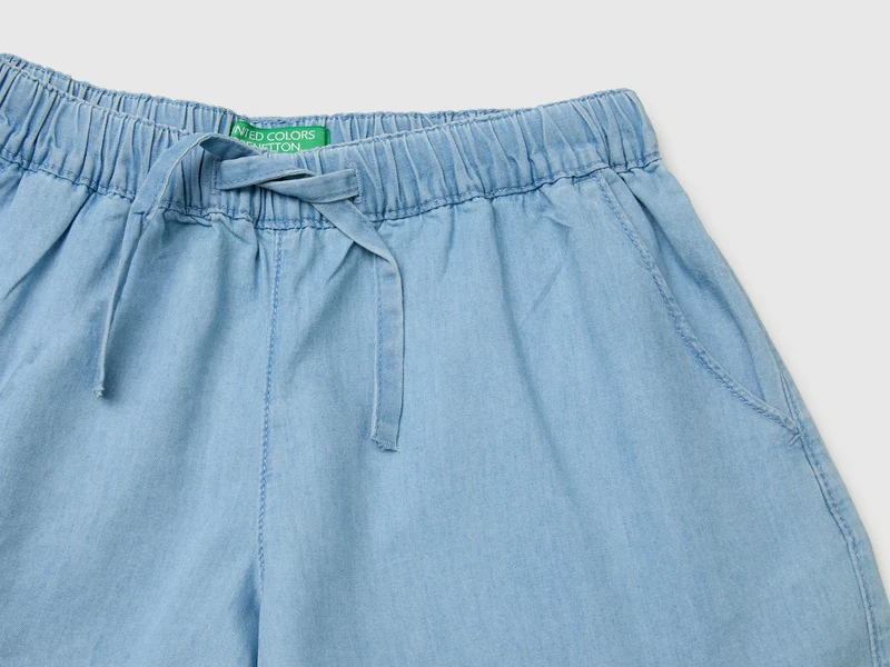 Chambray-Shorts