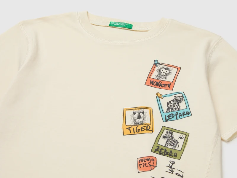 Weiches T-Shirt mit Aufdruck