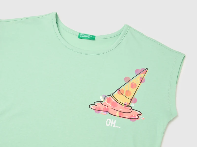 Pailletten-T-Shirt