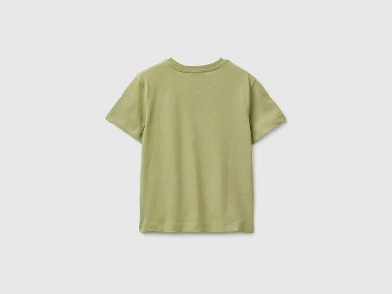Bio-Baumwoll-T-Shirt mit Logodruck